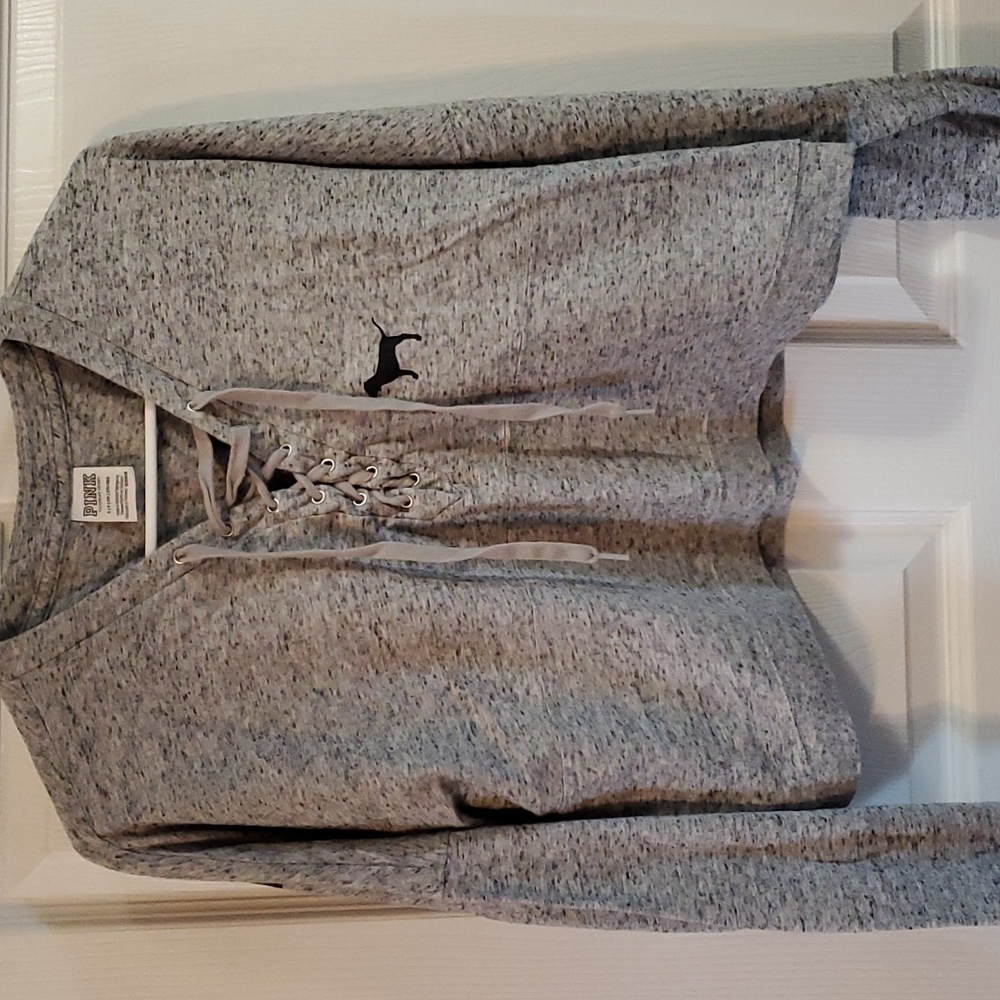 Victoria Secret Pink crop top hoodie